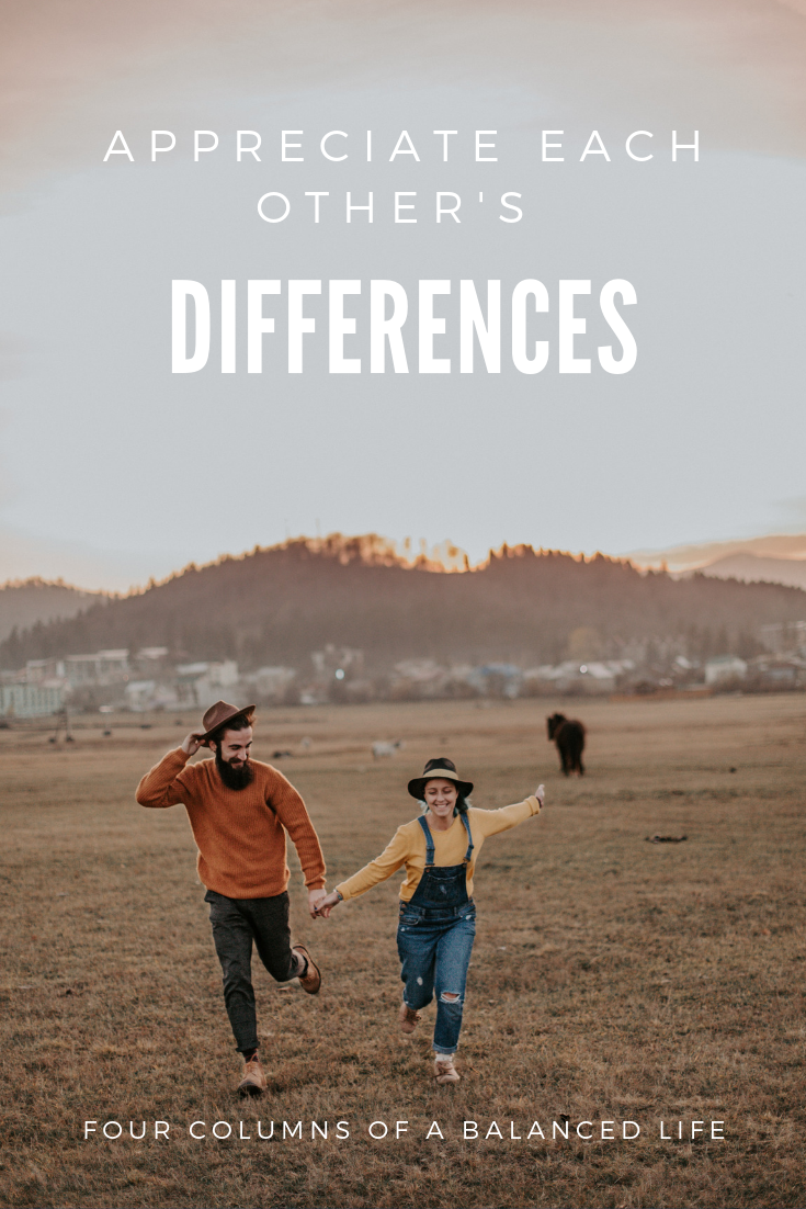appreciate each other differences
