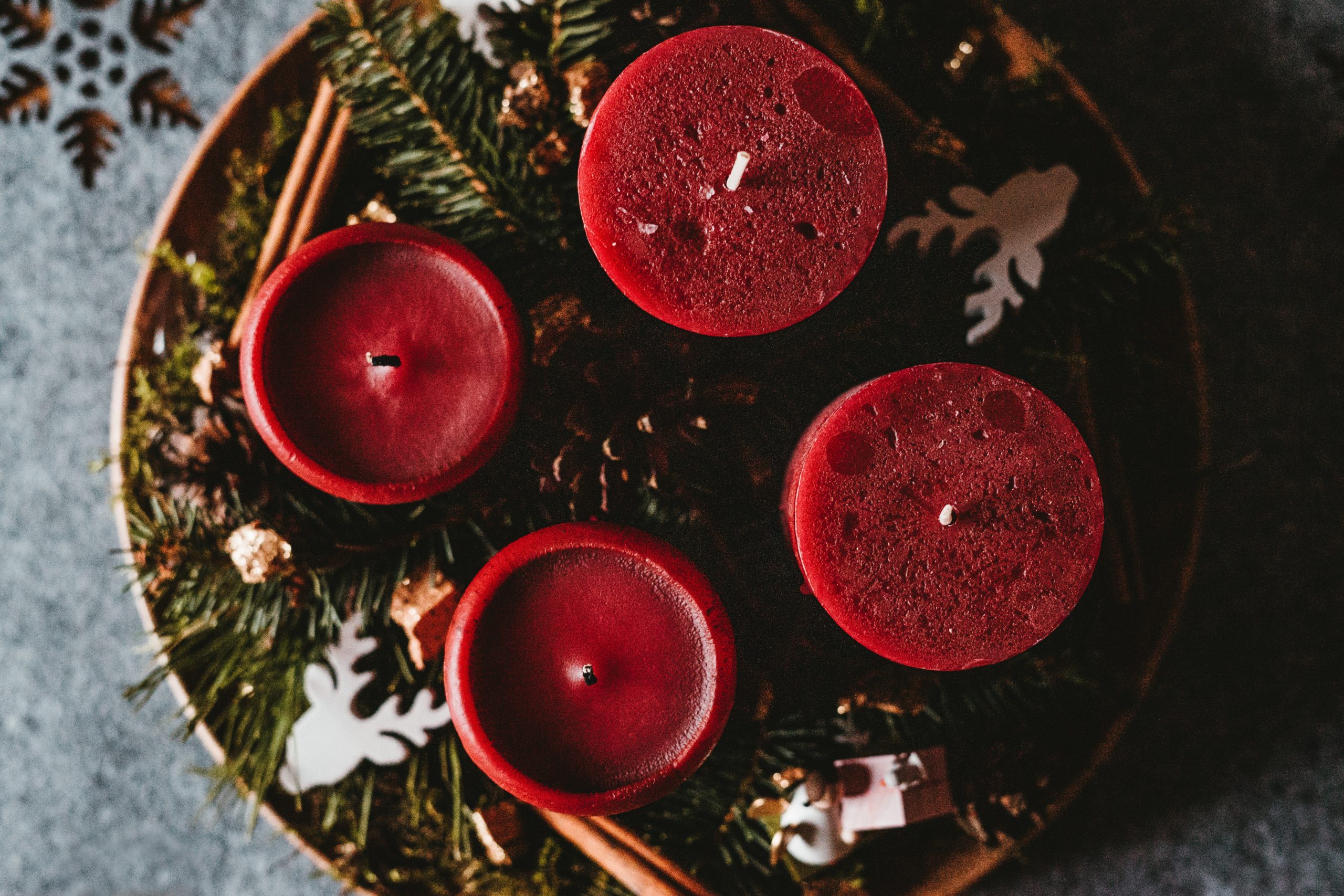 red candles