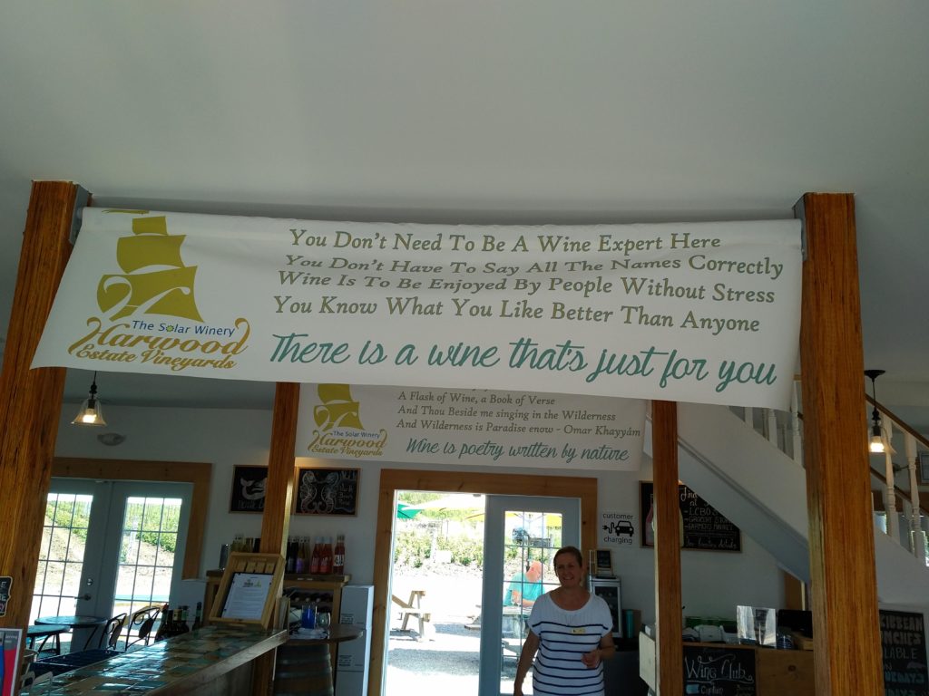 harwood tasting room