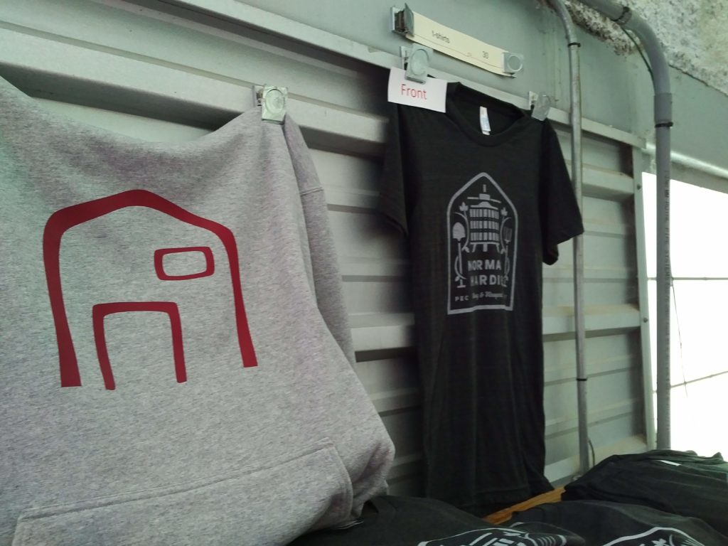 tshirts and hats at norman hardie