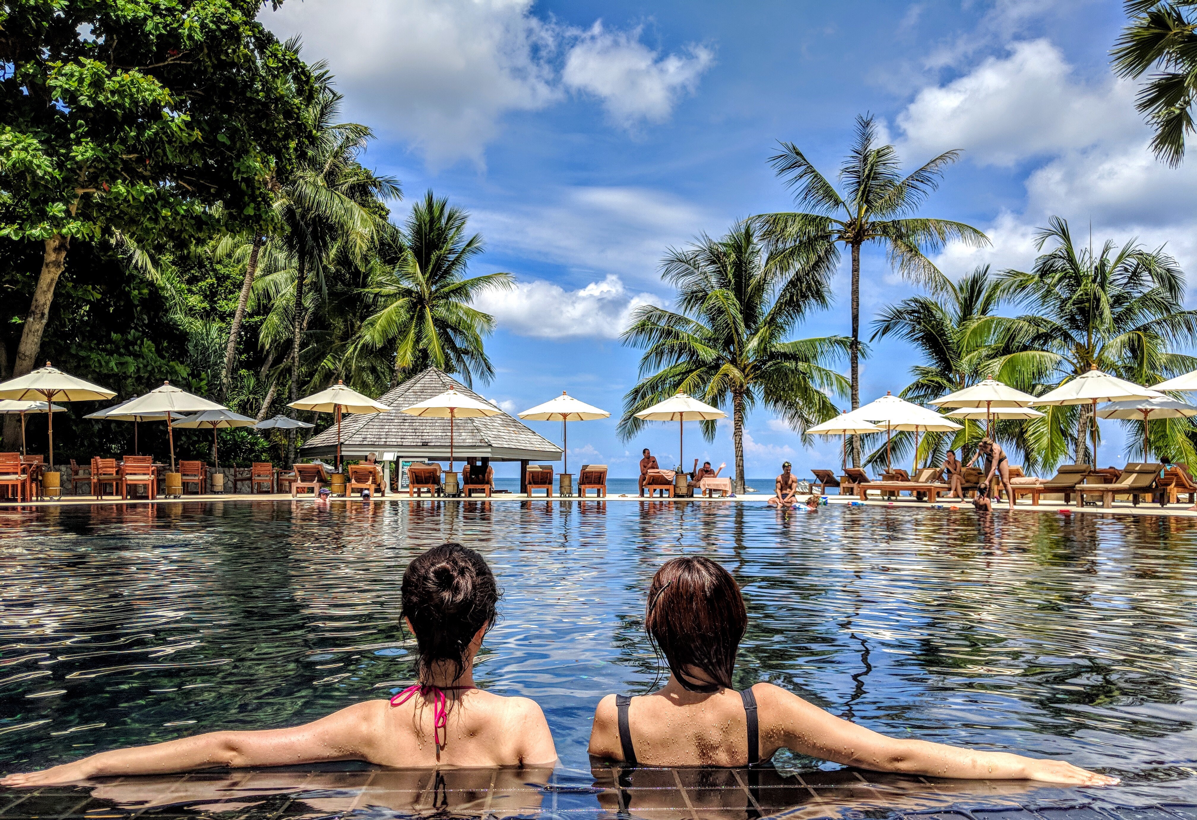 pool at an all inclusive