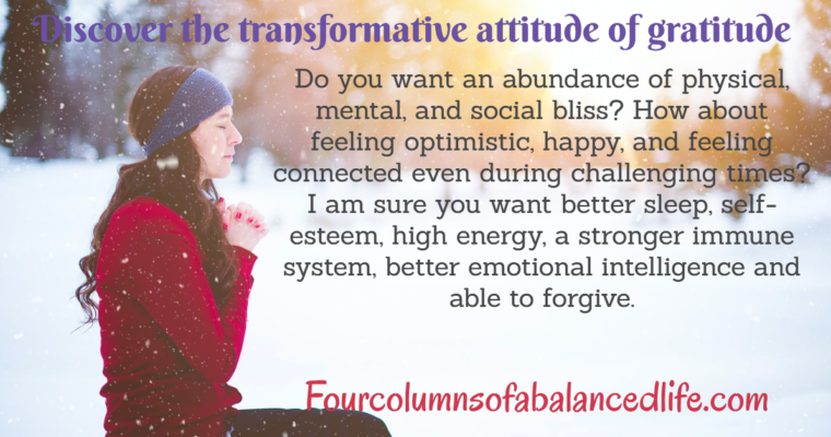 Discover the transformative attitude of gratitude