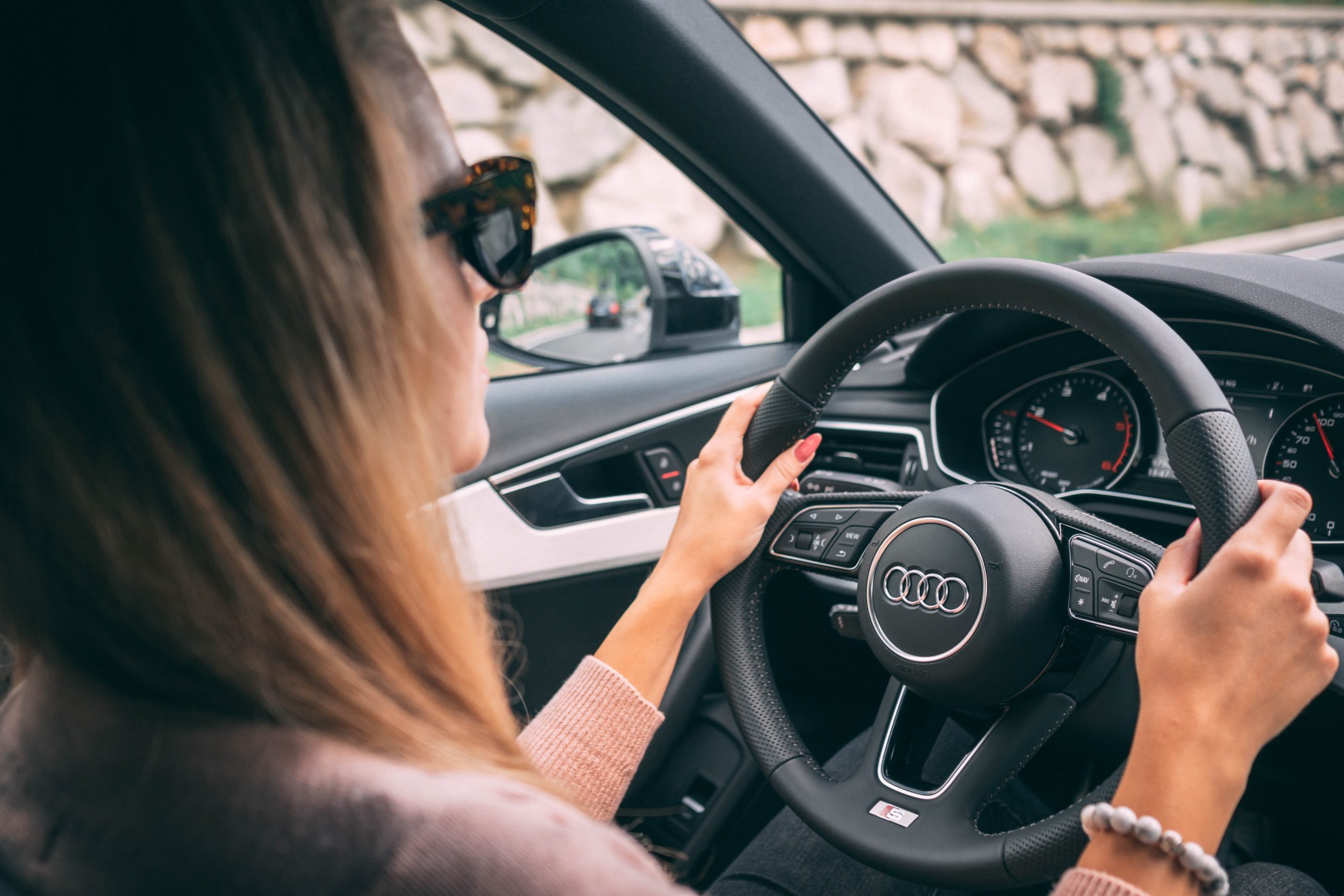 woman driving