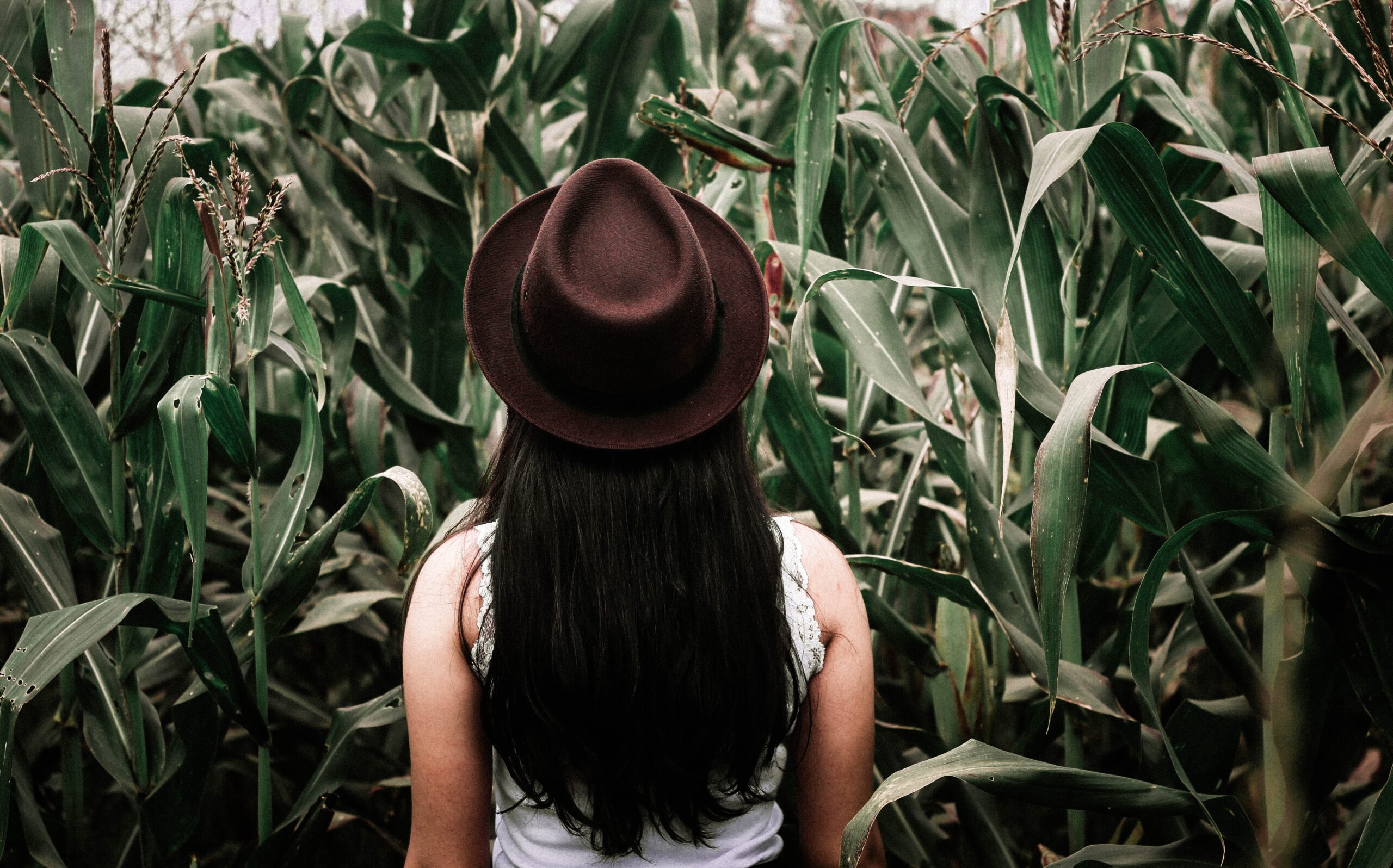 woman on a farm