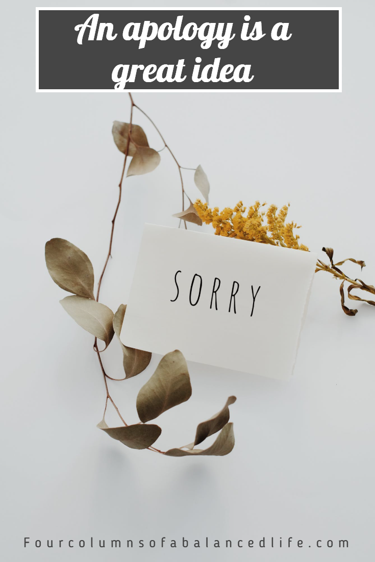 apologize