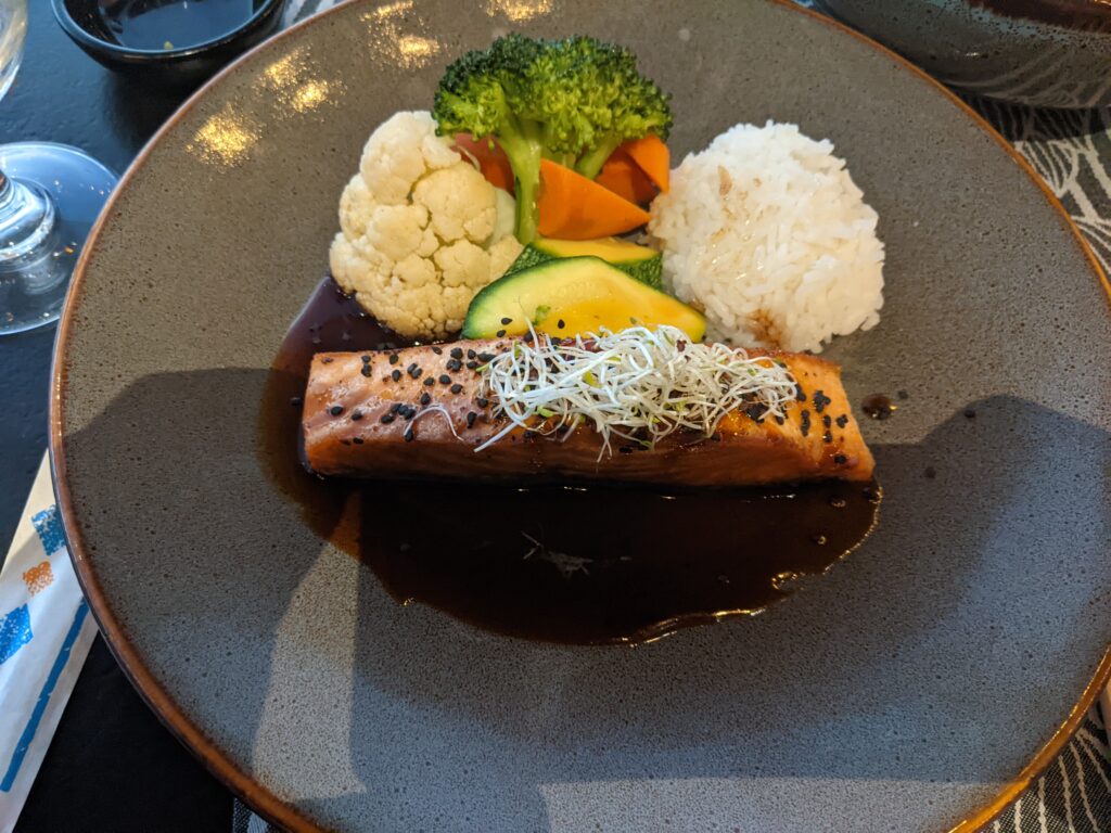 salmon teriyaki