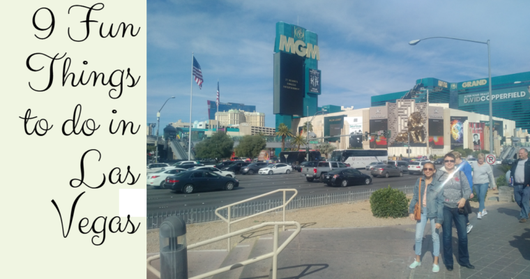 9 Fun Things to do in Las Vegas